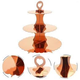 Dinnerware Sets Santa Cookie Tray Round Cupcake Display Shelf Toppers Dessert Stand Pastry Tea Party Serving Desktop