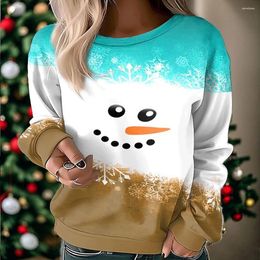 Men's Hoodies Boutique Ugly Snowman Print Hoodie Ladies Winter Warm And Comfortable Clothing Fashion Top Street Casual