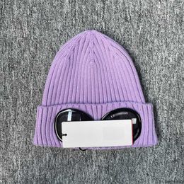 Designer Company Caps CP Beanies Winter Glasses Hat Men CP Ribbed Knit Lens Beanie Hip Hop Knitted Hats 2023