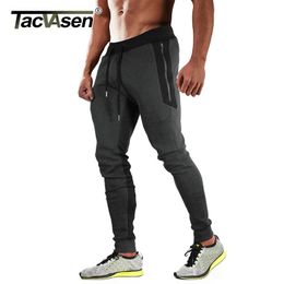 Pants TACVASEN Breathable Zipper Pockets Jogger TaperedLeg Training Pants Mens Workout Fitness Sweatpants Trousers Exercise Gym Pants