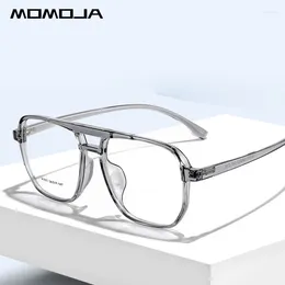 Sunglasses Frames MOMOJA Retro Fashion Polygon Pilot Ultra Light TR90 Spectacle Optical Prescription Glasses Frame Man Woman Eyeglasses