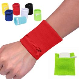 Wrist Support Purse Bag with Zipper Running Travel Bike Safe Sports for Gym Wallet Storage 1 Pcs 231128