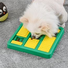 Toys 1Pcs Educational Pet Food Plate Pet IQ Puzzle Interactive Toys Snack Bowl Interesting Dog Slow Dispensing Feeding Toys For Dogs