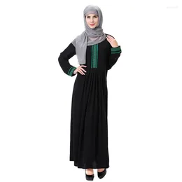 Ethnic Clothing Islamic High Quality Modest Women Robe Fashion African Turkish Kaftan Muslim Long Sleeve Elegant Lady Dress