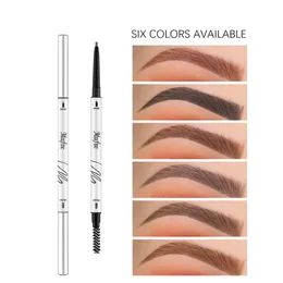 Makeup new Morandi dual-ended very fine eyebrow pencil waterproof non-blotting