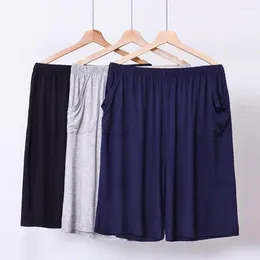 Men's Sleepwear Mens Casual Trousers Sleeping Shorts Men Summer Breathable Loose Short Pyjama Pants Homewear