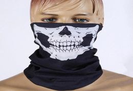 Unisex Cosplay Mask Skeleton Magic Bicycle Scarves Ski Skull Half Face Mask Ghost Scarf Bandana Neck Warmer Party Headband Turban 1844804