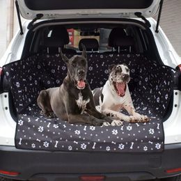 Carriers Trunk Dog Carrier Waterproof Dog Car Seat Cover Foldable Oxford Protector Cushion Pet Mat Hammock Cat Antidirty Autostoel Hond