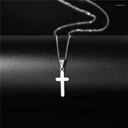 Pendant Necklaces Religious Jewelry Accessories Titanium Steel Cross Necklace Stainless Product Wholesale