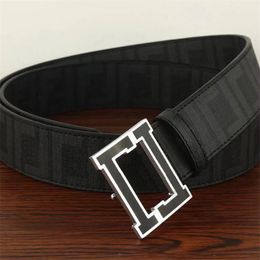 Fashion Leather Belt For Mens Designer White Black Letter Buckle Waistband Men Minimalist Business Belts Women Width 4.0cm Cintura Ceintures