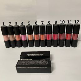 Hot Makeup Lip Gloss Matte Liquid Lipstick Multi-color Sexy Lipstick 12 Colours Lip Gloss 8.5ml