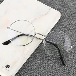 Outdoor Eyewear Seemfly Reading Glasses Round Metal Prebyopia Spectacles For Men Women Hyperopia Eyeglasses Frame Diopter 0 To 4.0