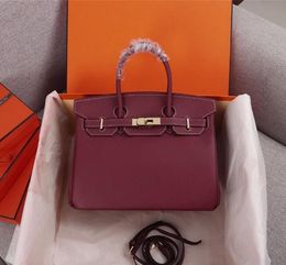 Fashion purse Women Totes Shoulder bags Cowskin Genuine leather Handbag Scarf Charm With shoulders straps bag20cm 25cm 30cm 35cm