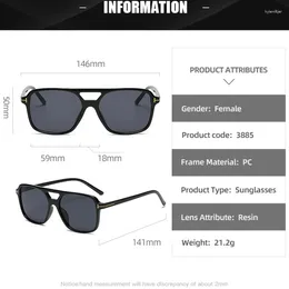 Woman Designer Oversized Square Vintage Retro Womens Sun Mirror Sunglasses Square Brand Sunglasses Glasses Female Black Yellow Candy Color Feminino