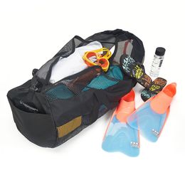 Dry Storage Multifunctional Snorkeling Equipment Bag Large Capacity Beach Mesh Gear for Surfing Swiming Scuba Diving 230427