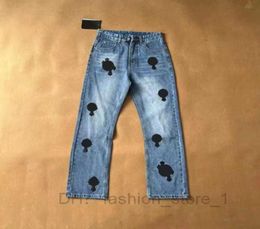 Jeans -skin Washed Jean Chromeheart with High Waist Lovers Chromees Loose Rework Process Chrome 13 475n 1 EU3I5050124