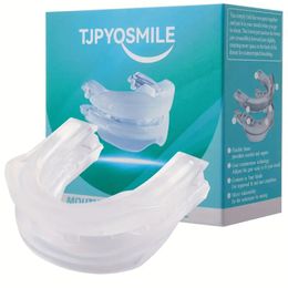 1pc Adjustable Mouthguard, Anti Snoring Device At Night, Silicone Stop Snoring Braces, Sleeping Teeth Bruxism Mouth Guard