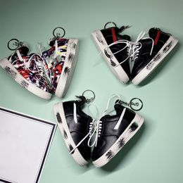 Desinger couple shoes key chain school bag sneakers accessories anti-lost mini pendant keychain