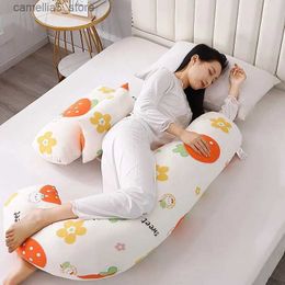 Maternity Pillows Four Season Cotton Multifunction Pregnant Women Pillow Support Abdomen Protect Waist Sleep Pillow Cartoon Style Bedding Supplies Q231128