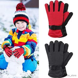 Children's Mittens New Children Kids Winter Snow Warm Gloves Boy Girls Ski Snowboard Mitten Windproof Waterproof Thicken Keep Warm Gloves