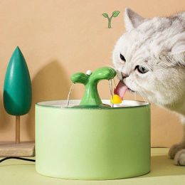 Supplies 1/1.5L Electric Ceramic Cat Drinker Cat and Dog Drinking Bowl Automatic Cat Drinker Pet Bowl Pet Drinking Free Shipping