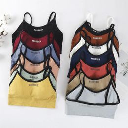 Yoga Outfit Sportwear Tank Tops For Women Sexy Sports Bras Fitness Female Pad Vest Push Up Bralettes Multi Color Ropa Deportiva Mujer