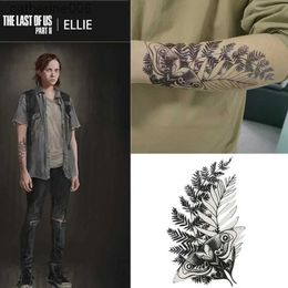 Tattoos Coloured Drawing Stickers TV The Last Of Us Ellie Cosplay Ellie Fake Tattoo Stickers Waterproof Transfer Sticker Temporary Adult Unisex Colourful Body ArtL23