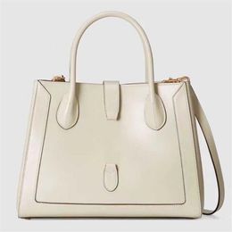 Top Quality Jackie 1961 Shoulder Bags Totes WOMEN Medium-sized White And Black Genuine Leather Handbags 649016307O