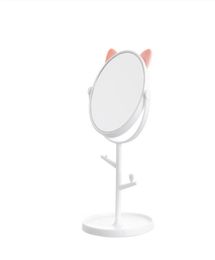 Desktop Simple Dressing HD Folding Makeup Mirror 4012345757533
