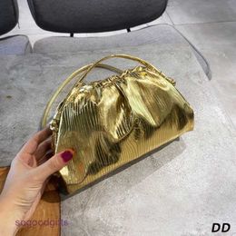 Ayd Botegss Bag MINI Jodie Ventss Golden Cloud Woven Mobile Phone Dumplings Baofeng Party Handbag One Shoulder Oblique Cross Dinner Women's with logo 93SSN0CZ