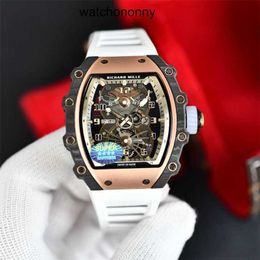 Designer Ri mlies Luxury watchs Out Zy Hollow Fiber Rm21 01 Carbon High End Men s Business Sports Tough Man Automatic Mechanical Watch