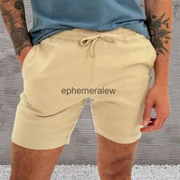 Men's Shorts 2023 New Cotton shorts Pants Male Summer Breaable Solid Colour Trousers Fitness Streetwear S-4XLephemeralew