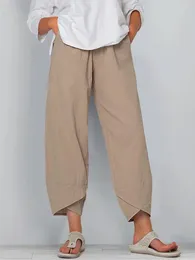 Women's Pants 2023 Summer Wide Leg Loose Casual Elastic Waist Trousers Women Clothing Sweatpants Woman Streetwear Plus Size 5XL 4XL 3XL