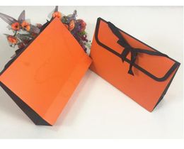 Gift Wrap 100pcs Folding Box Packaging Bag Silk Scarf Handkerchief Envelope Uv Wholesale