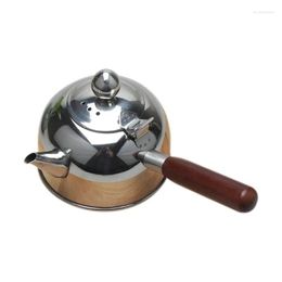 Cookware Sets 500Ml Single Handle Water Kettle Induction Turk Samll Coffee Milk Tea Pot 304 Stainless Steel Outdoor Boiler Drinkware D Otlyz