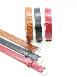 Charm Bracelets 1200Pcs DHL 10mm / 8mm PU Bracelet Wristband DIY Leather Watchband Strap Mixture Colour