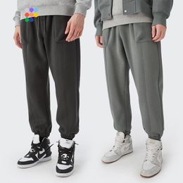 Sweatpants INFLATION Thick Fleece Sweatpant Unisex Grey Joggers Pants Winter Warm Casual Pants Men Plain Loose Track Pant Couple Sportswear