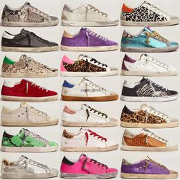 10A New Italy Brand Women Sneakers Super Star Shoes luxury Sequin Classic White Do-old Dirty Designer Man Casual Shoe