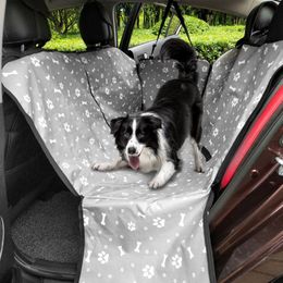 Carriers Dog Carriers Waterproof Rear Back Pet Dog Car Seat Cover Mats Hammock Protector with Safety Belt Transportin Perro D1010