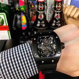 Designer Ri mlies Luxury watchs Mechanical Mens Watch Watches For Rm038 Fully Automatic Movement Sapphire Mirror Rubber Watchband Swiss Brand D