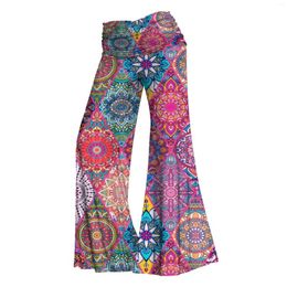 Women's Pants Wide Leg Yoga 3D Printed Casual 5 Colour