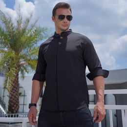 Men's Casual Shirts Large Size For Men Clothing Camisa Masculina Summer Blusas Ropa Camisas De Hombre Chemise Homme Long Sleeve Blouses