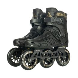 Inline rullskridskor professionella 3 hjul skor män hastighet vuxen racing skridskor 231128