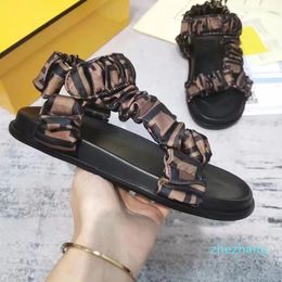 Designer-Slipper Sliders Womens Fashion Sandals Beach Slippers Ladies Flip Flops Loafers Black White Blue Slides Shoes