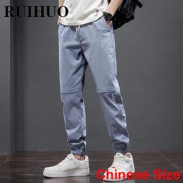 Pants Ruihuo Anklelength Pants Men Clothing Fashion Chinese Size 4xl Streetwear Sweatpants Men Trousers 2023 Spring New Arrivals