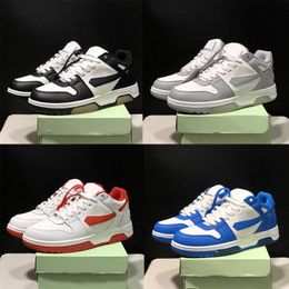 2024 Designer sneakers mens Casual Shoes virgils 30MM Low Tops out of office Leather Sneaker Grey White Black Dark Blue Red Green Beige Sand Yellow womens trainers