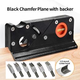 Joiners 1pcs Chamfer Hand Planer With Backer Woodworking Edge Corner Plane For Quick Edge Planing And Radian Corner Plane Trimming