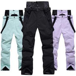 Other Sporting Goods Ski Pants Men and Women Plus Size Warm Outdoor Snowboarding Sports Wear Waterproof Windproof White XXXL 231127