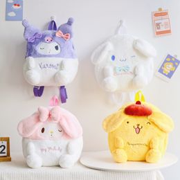 Plush cartoon backpack cute new Pompompurin kulomi plush backpack