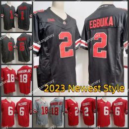 OSU NCAA Ohio State Buckeyes College Football Jersey NCAA Marvin Harrison Jr. Emeka Egbuka Kyle Mccord Justin Fields Treveyon Women Men Yout High